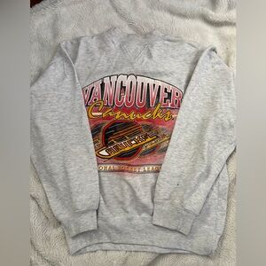 Vintage Vancouver Canucks ravens athletics sweatshirt